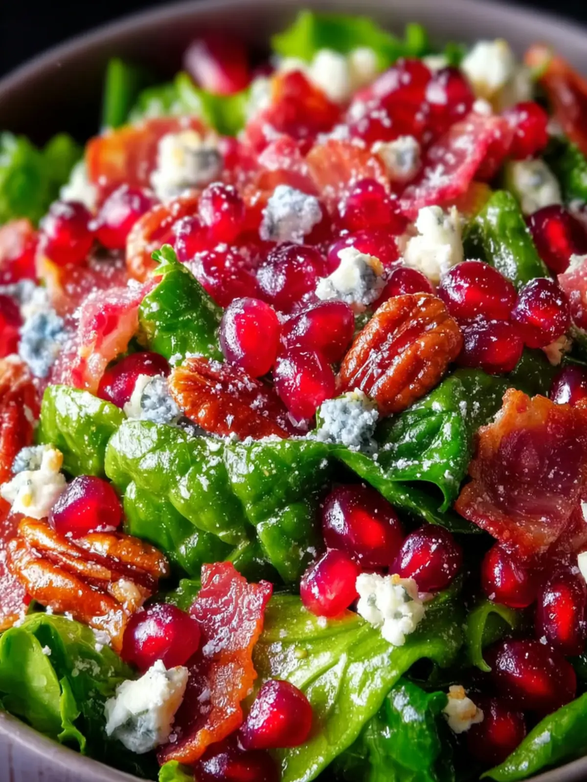 Red, Green, and Blue Christmas Salad First Image