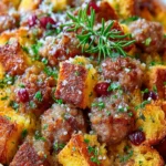 ​​​​​​​​​​​​​​​Apple Sausage Stuffing Recipe: Perfect Holiday Side Dish First Image