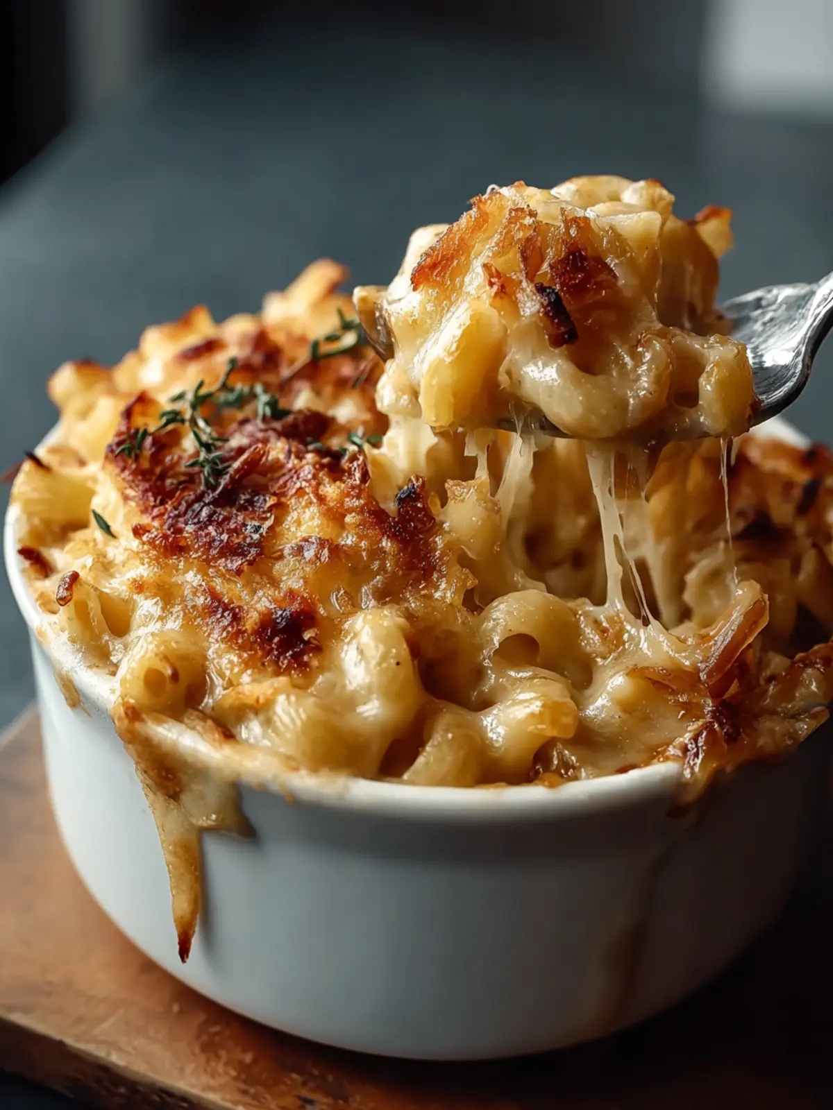 Savory French Onion Soup Mac and Cheese Recipe Delight First Image