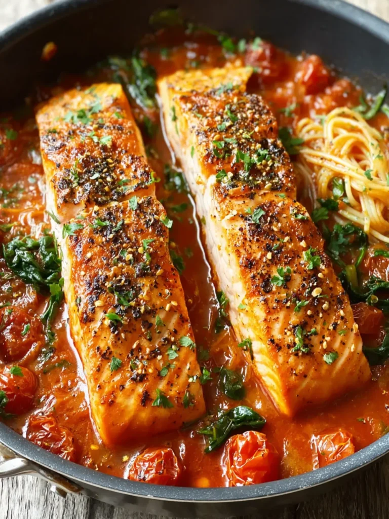 One-Skillet Salmon all’Arrabbiata for Quick Spicy Meals First Image