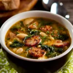 White Bean Sausage Soup First Image