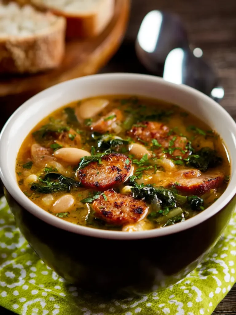 White Bean Sausage Soup First Image