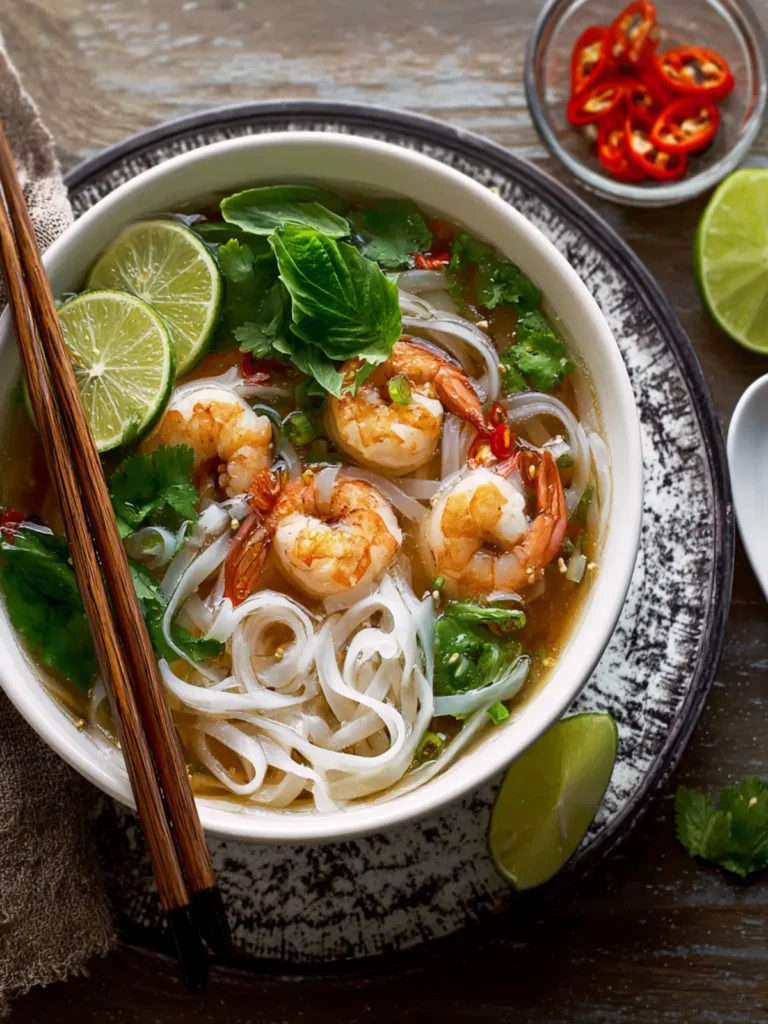 Shrimp Pho Noodle Soup First Image