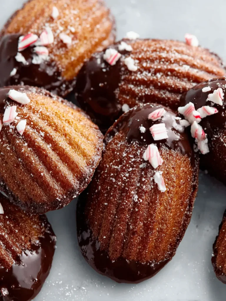 Chocolate Peppermint Madeleines First Image
