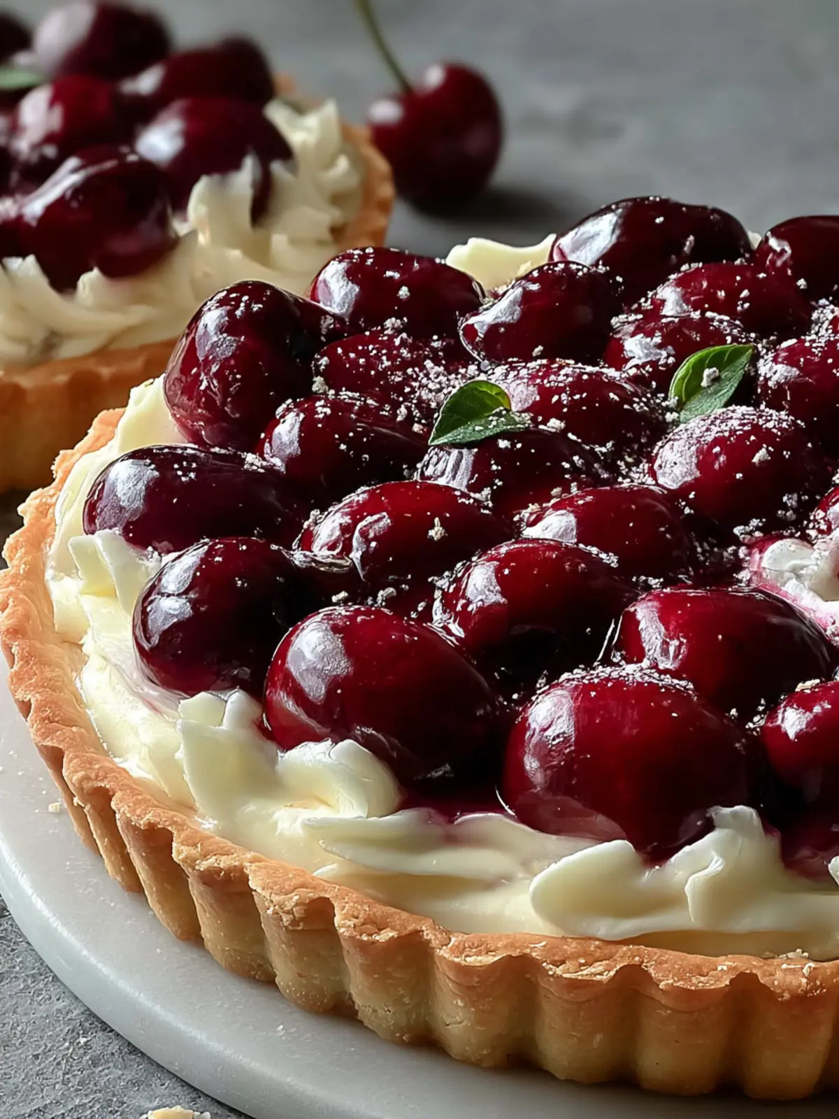 Cherry Mascarpone Tart: Indulge in Creamy Bliss at Home 8
