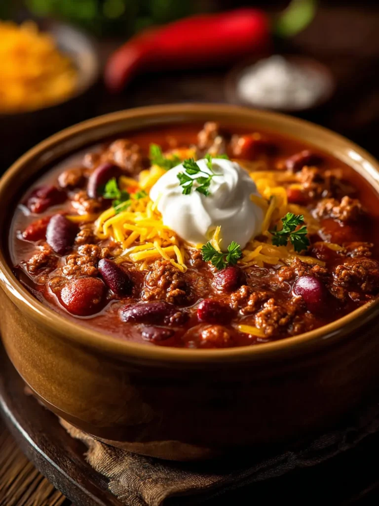 Easy Classic Beef Chili: A Comforting Flavor Delight First Image