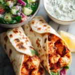 30-Minute Mediterranean Salmon Wraps Recipe First Image