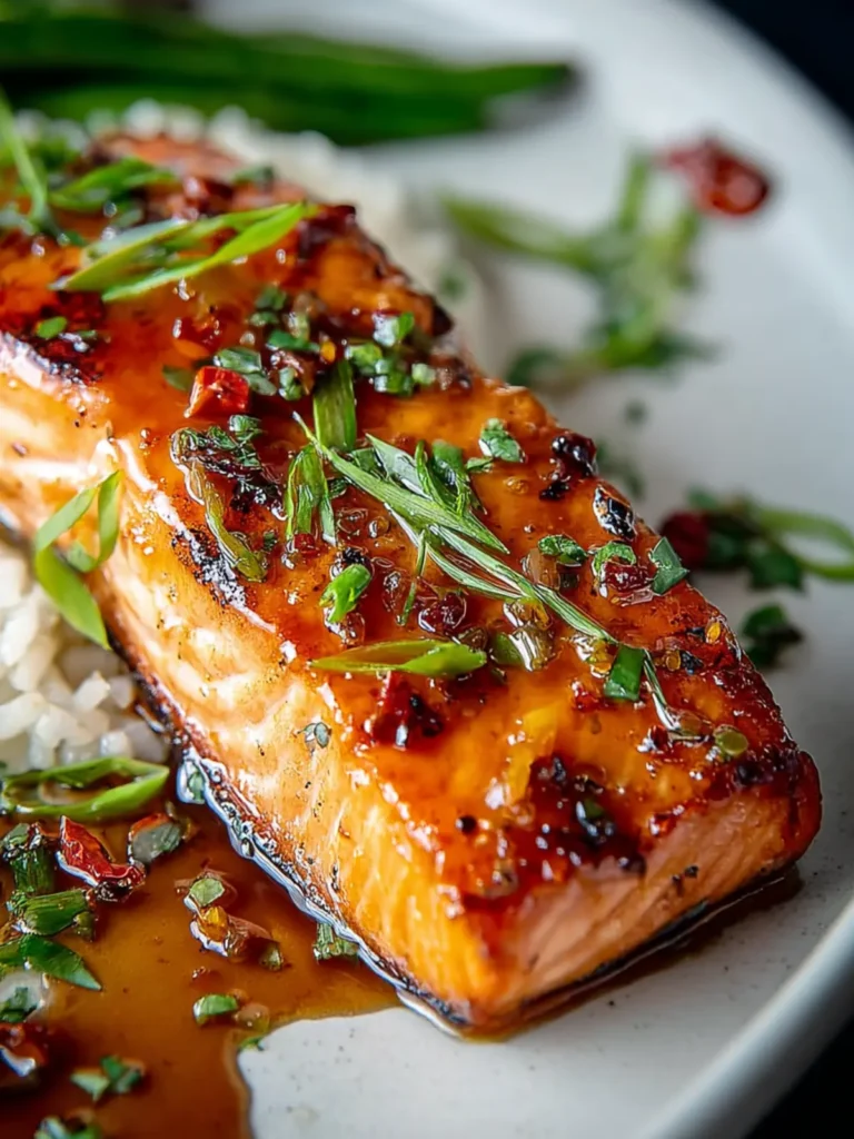 Apricot Dijon Glazed Salmon First Image