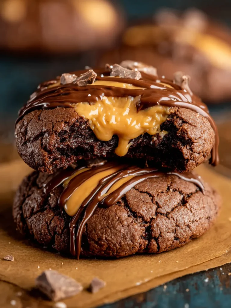 Buckeye Brownie Cookies — The Ultimate Chocolate and Peanut Butter Dessert First Image