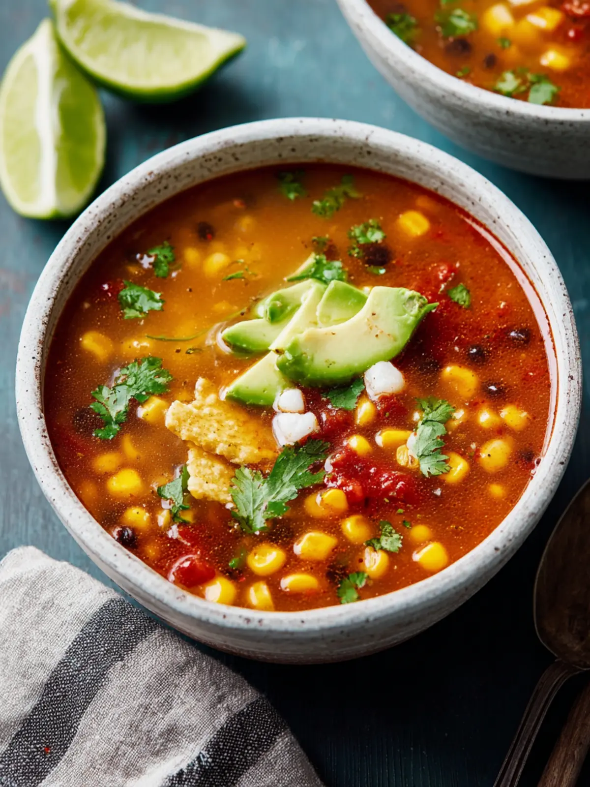 Vegetarian Tortilla Soup First Image