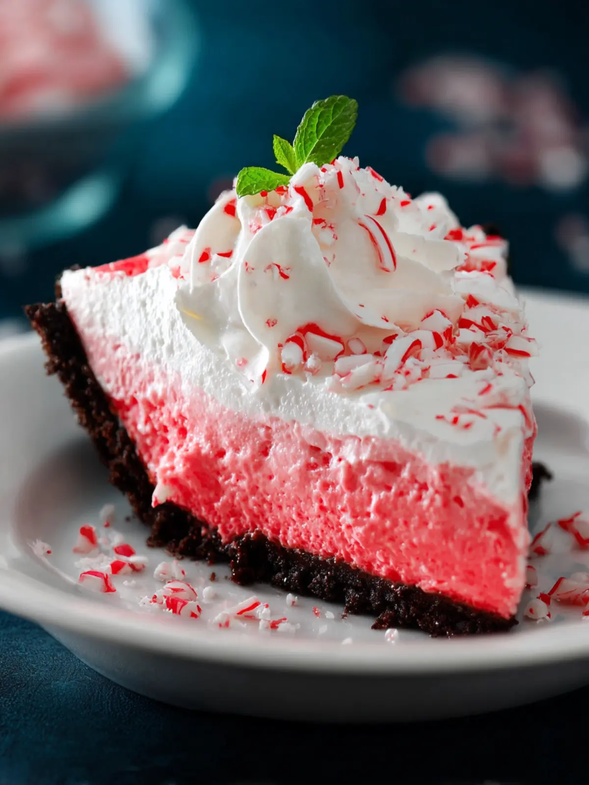 No Bake Peppermint Pie First Image