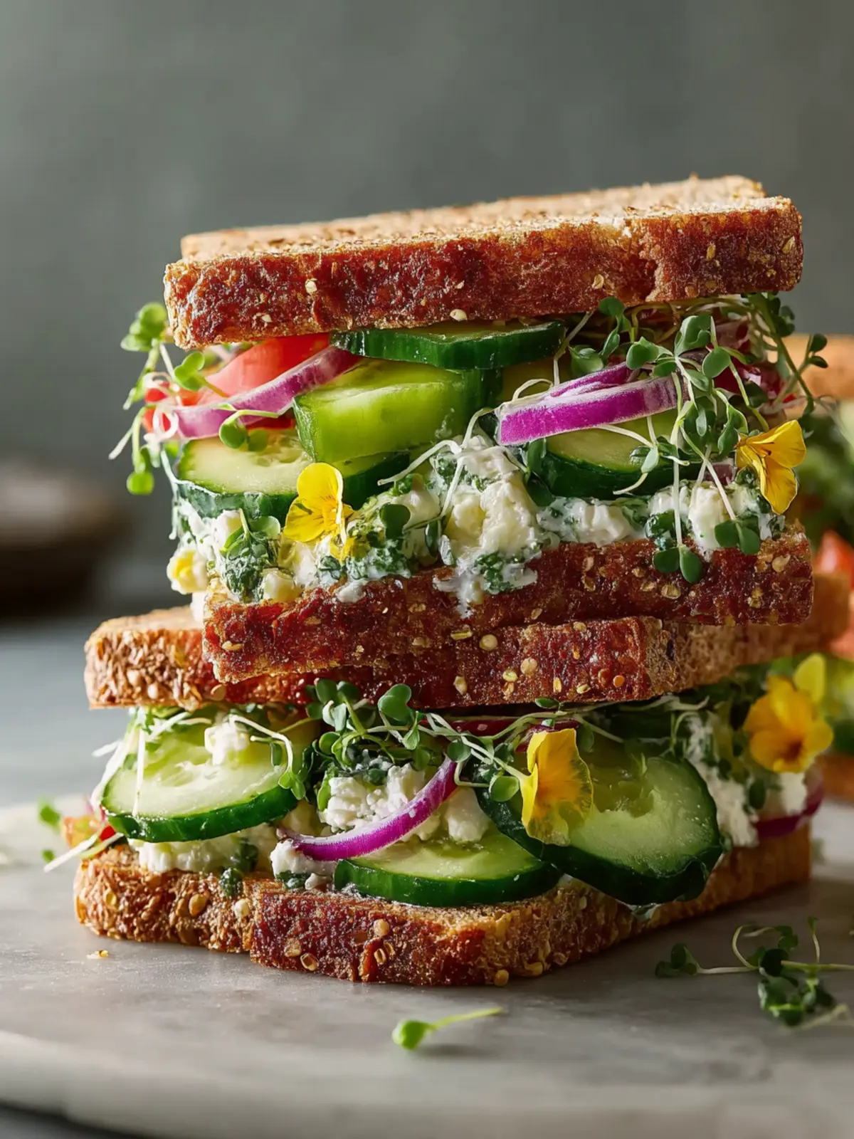 Delicious Easy Cucumber Salad Sandwiches for a Refreshing Summer 8