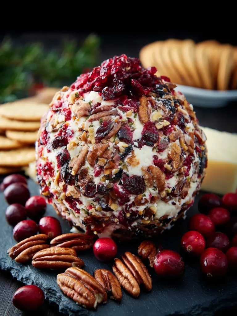 Cranberry Pecan Cheese Ball First Image