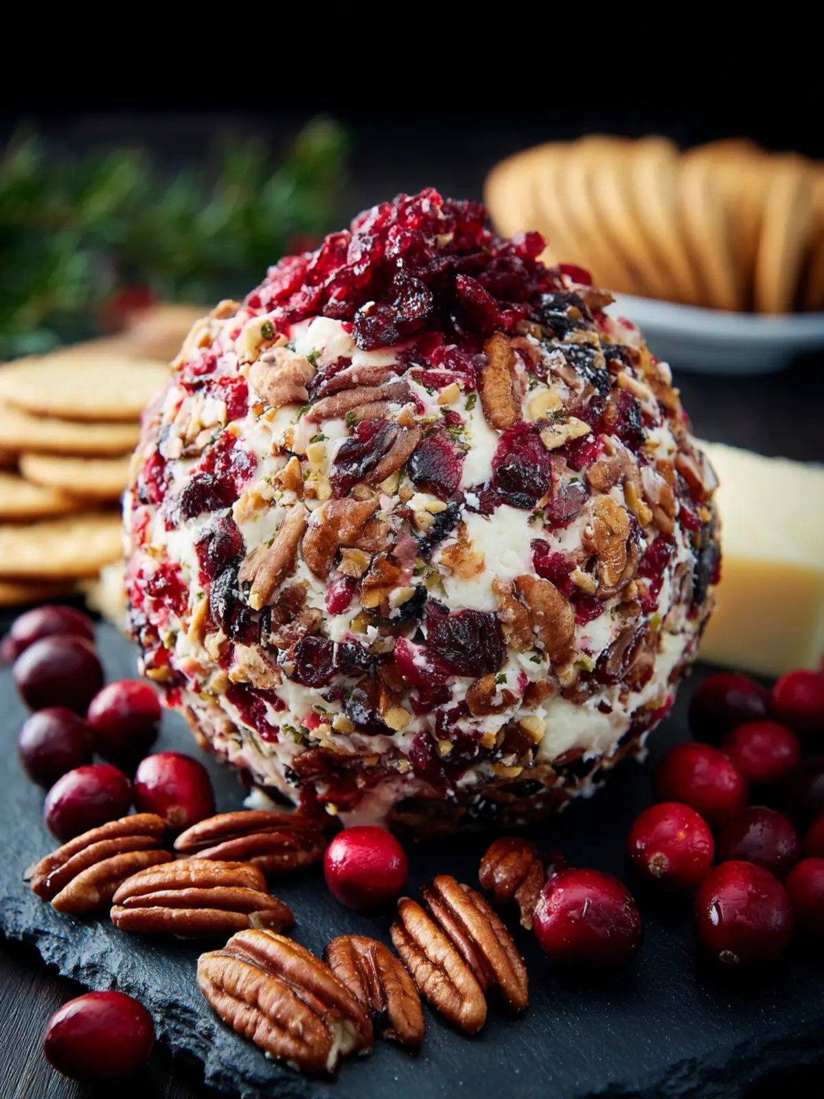 Cranberry Pecan Cheese Ball First Image