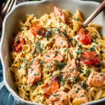 Creamy Salmon Pasta Bake: A Cozy Comfort Dish Recipe First Image