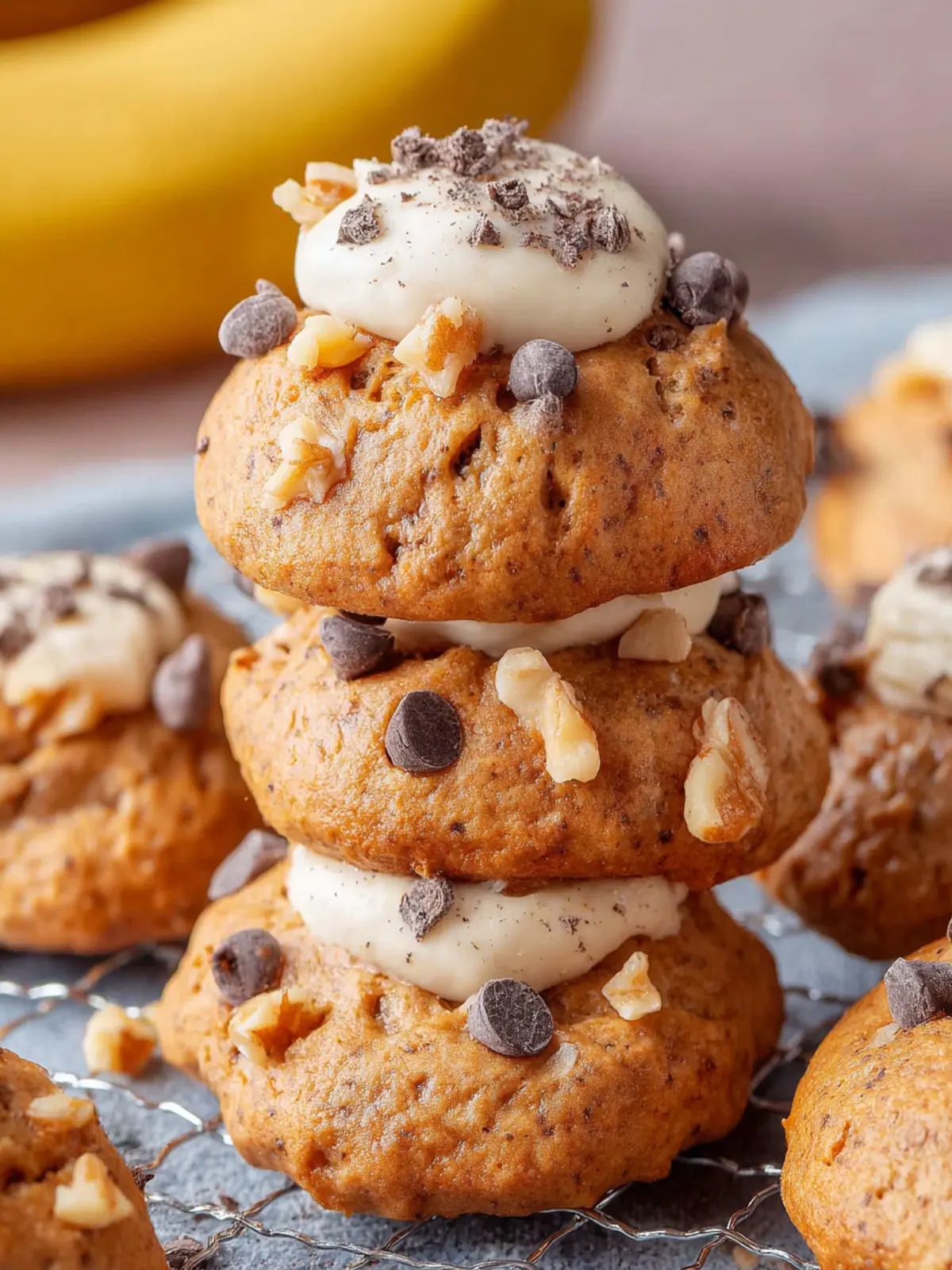 Mouthwatering Banana Bread Cookies First Image