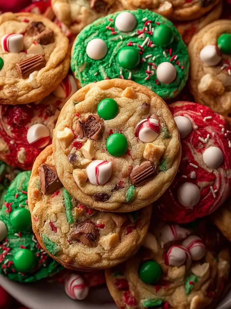 Delicious Christmas Kitchen Sink Cookies for Holiday Baking Fun First Image