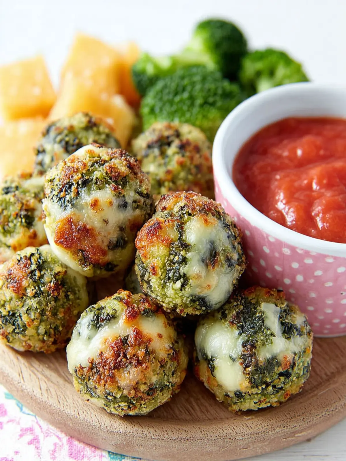 Cheesy Baked Kale Bites First Image