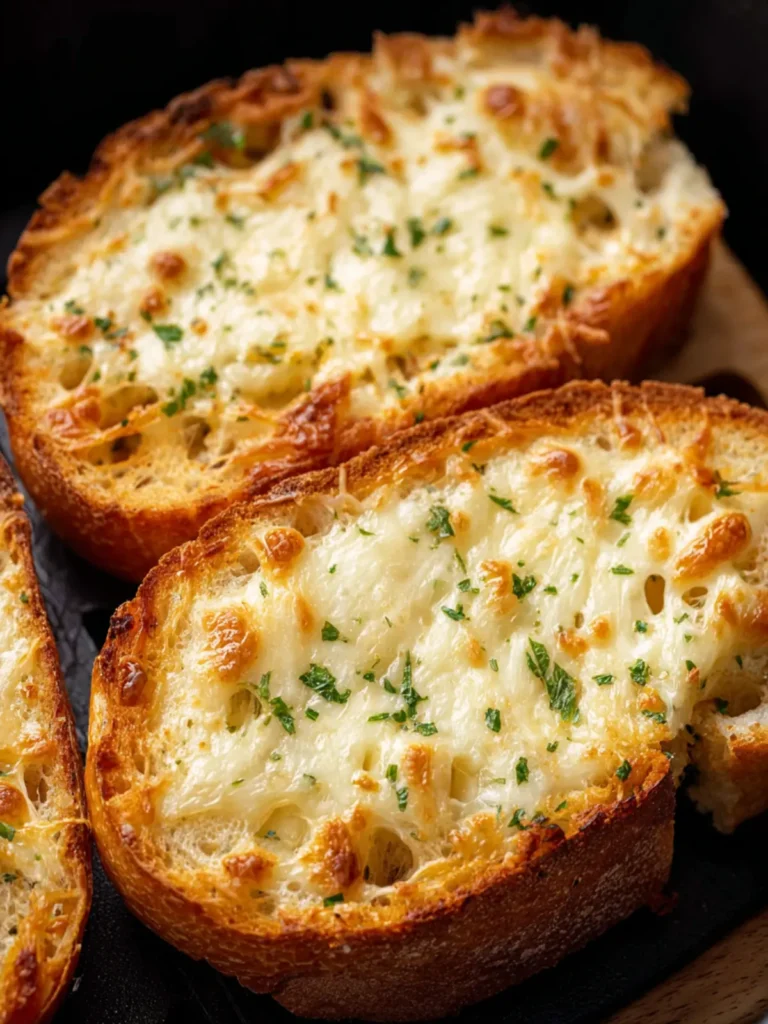 Air Fryer Garlic Cheese Bread First Image