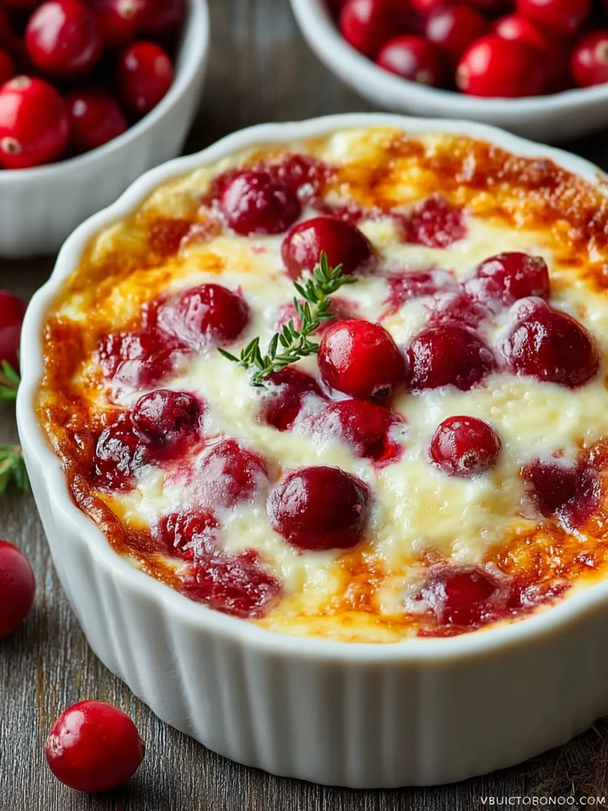 Baked Cranberry Cream Cheese Dip: Irresistibly Creamy Delight 7