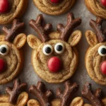 Reindeer Peanut Butter Cup Cookies First Image