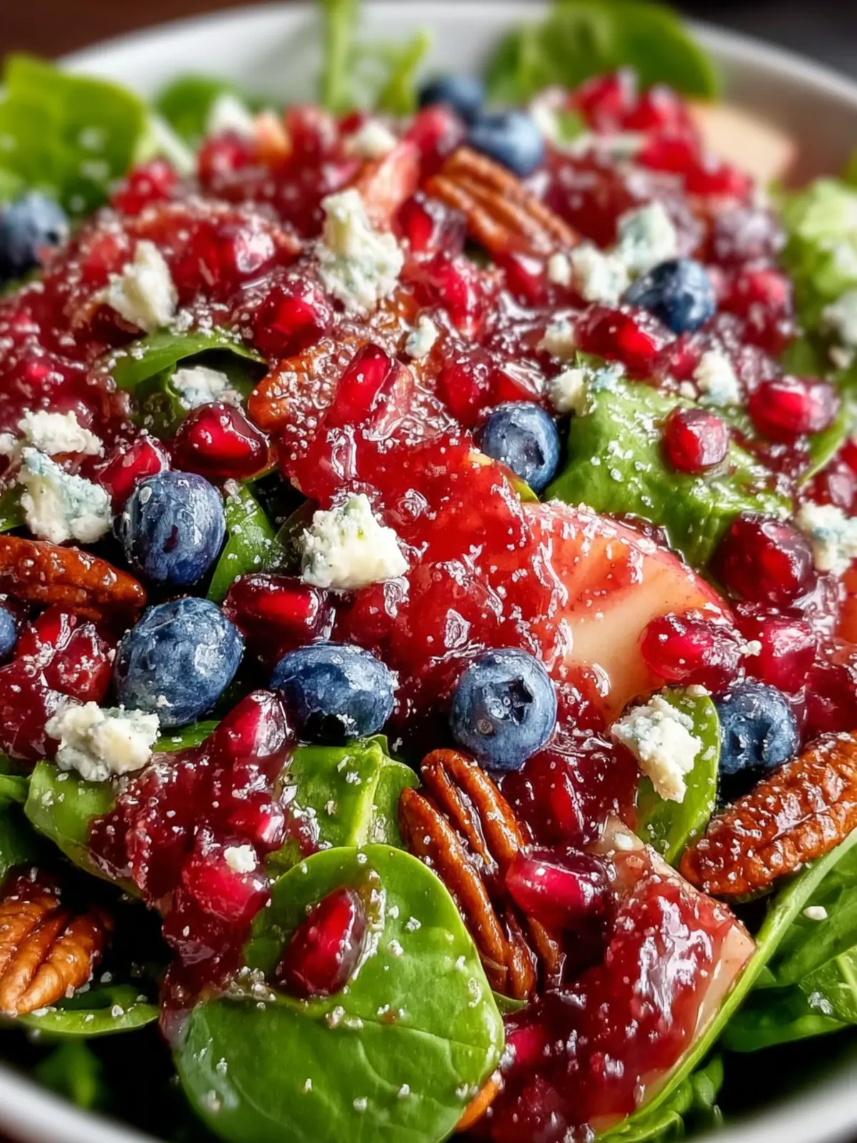 Red Green and Blue Christmas Salad: Festive and Fresh Delight 6