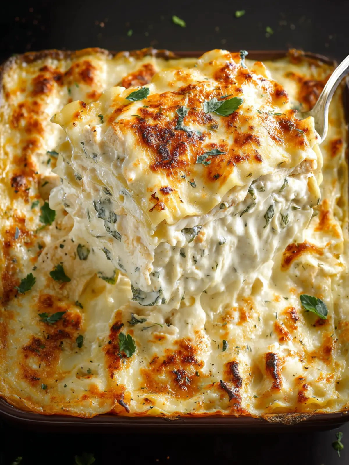 Chicken Alfredo Meets Lasagna – The Ultimate Creamy Comfort Dish First Image
