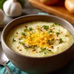 Leftover Garlic Mashed Potato Soup First Image