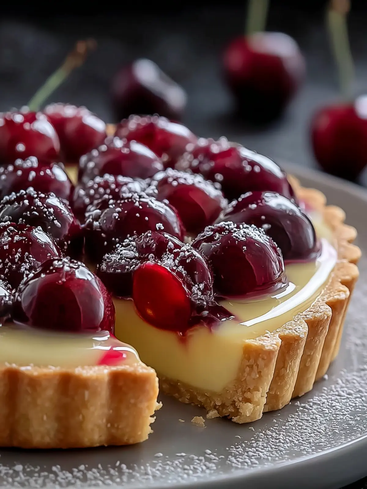 Irresistible Cherry Vanilla Shortbread Tart Recipe For Sweet Bliss 7