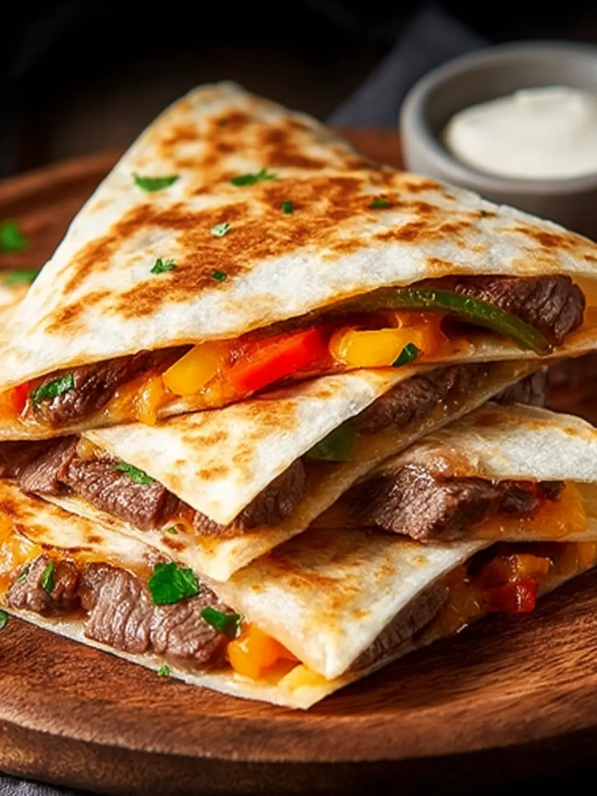 Irresistible Steak Fajita Quesadillas Recipe First Image