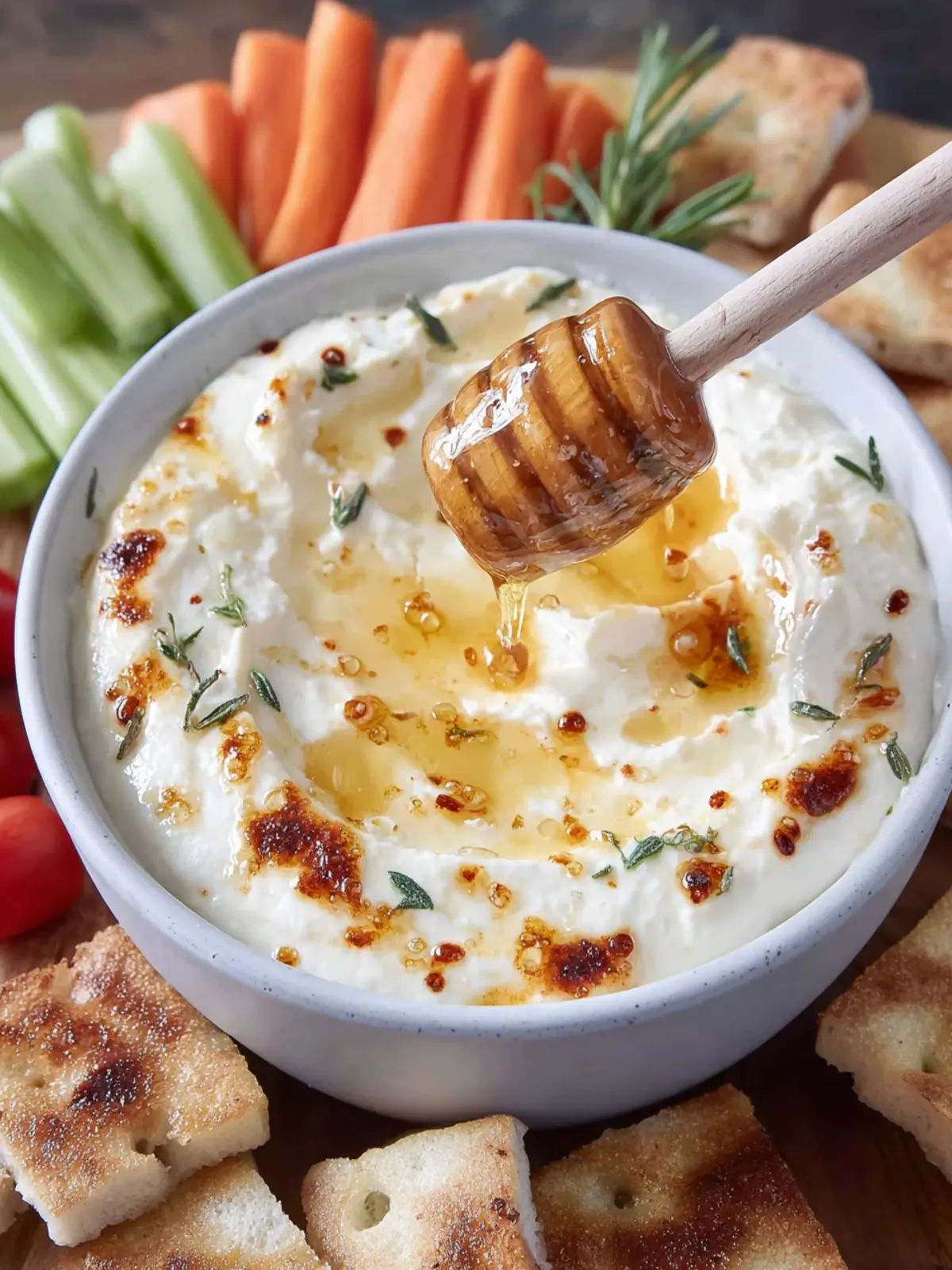 Creamy Hot Honey Whipped Feta Dip - Crowd-Pleaser First Image