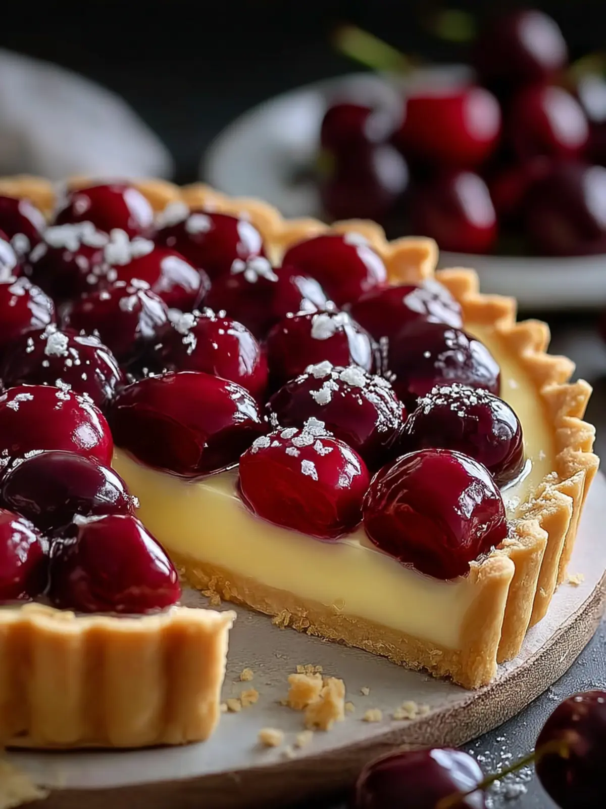 Irresistible Cherry Vanilla Shortbread Tart Recipe For Sweet Bliss 8 vqokktjp42gkkik4kdn6