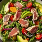 Zesty Arugula Tuna Avocado Salad - A Flavorful Delight First Image