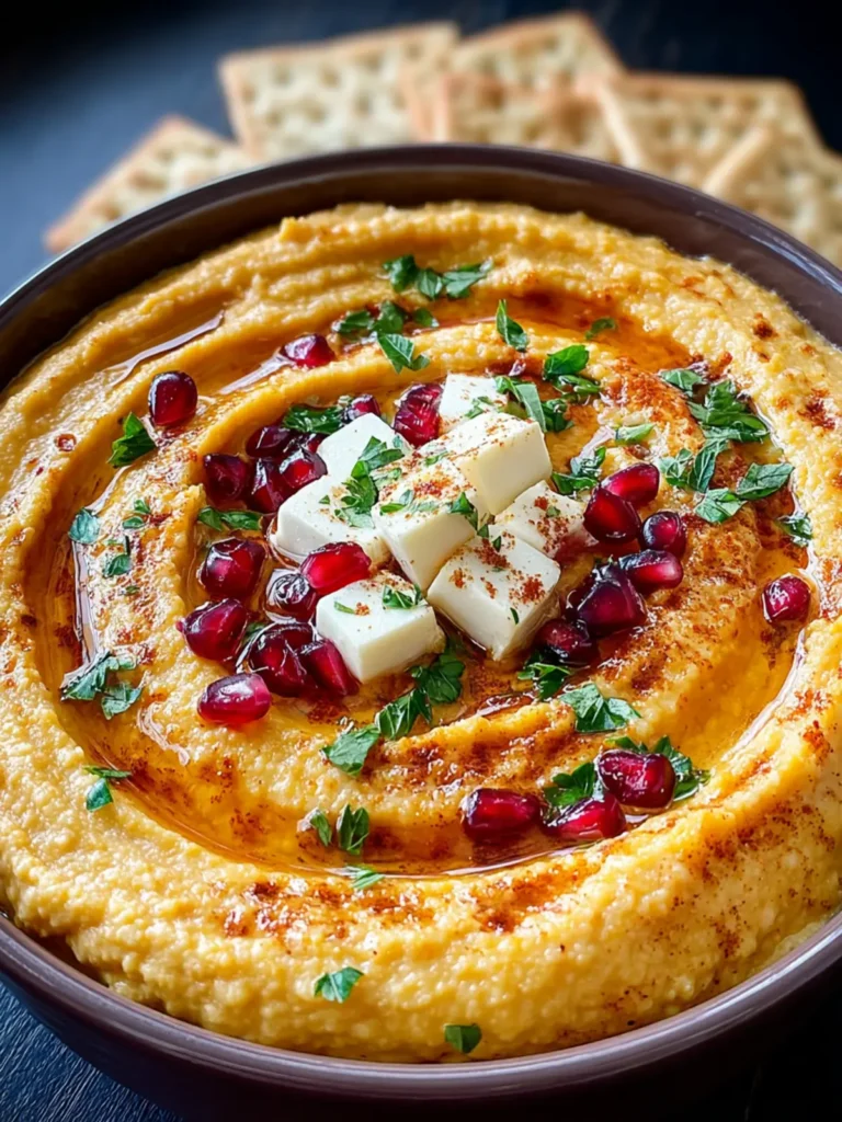 Creamy Roasted Butternut Squash Hummus Recipe Delight First Image