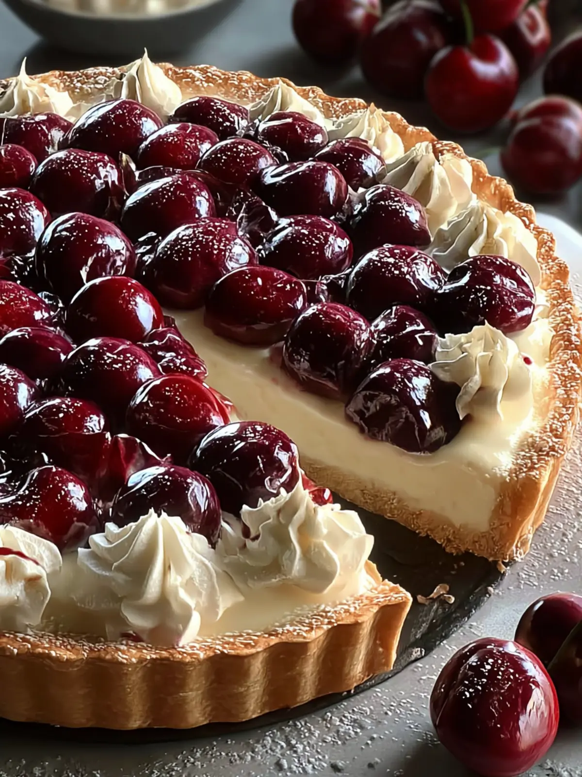 Cherry Mascarpone Tart: Indulge in Creamy Bliss at Home 6 yubfvjdofacg6qigwney