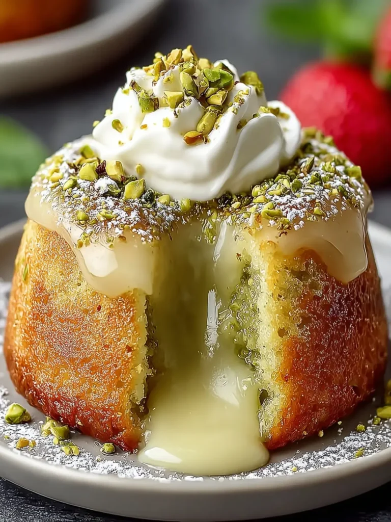 Heavenly Pistachio Lava Cakes Ready in 15 Minutes First Image