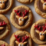 Reindeer Peanut Butter Cup Cookies First Image
