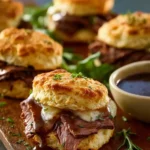 Baked French Dip Biscuits First Image