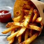 Easy Air Fryer Homemade Crispy French Fries First Image