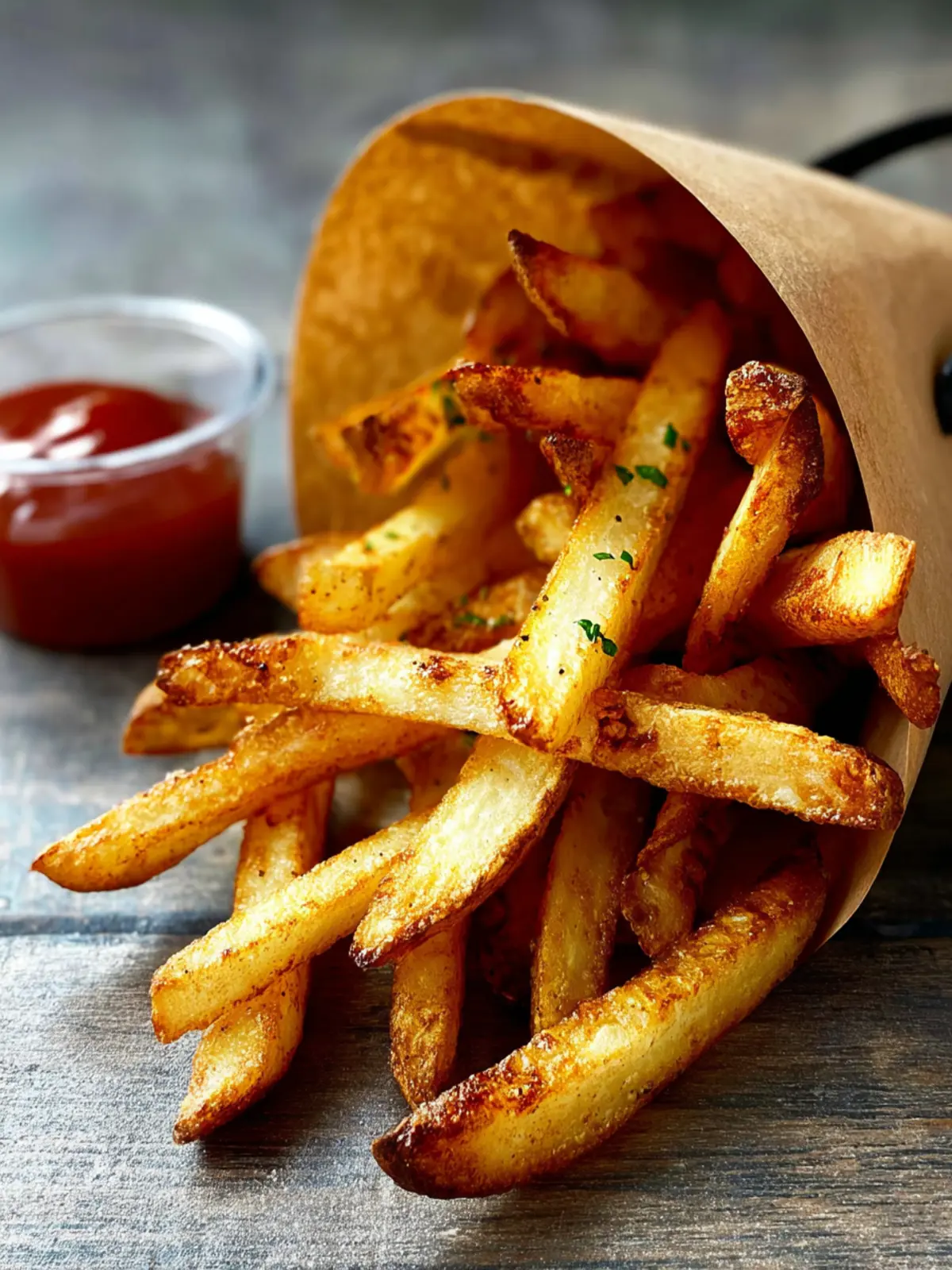 Easy Air Fryer Homemade Crispy French Fries First Image