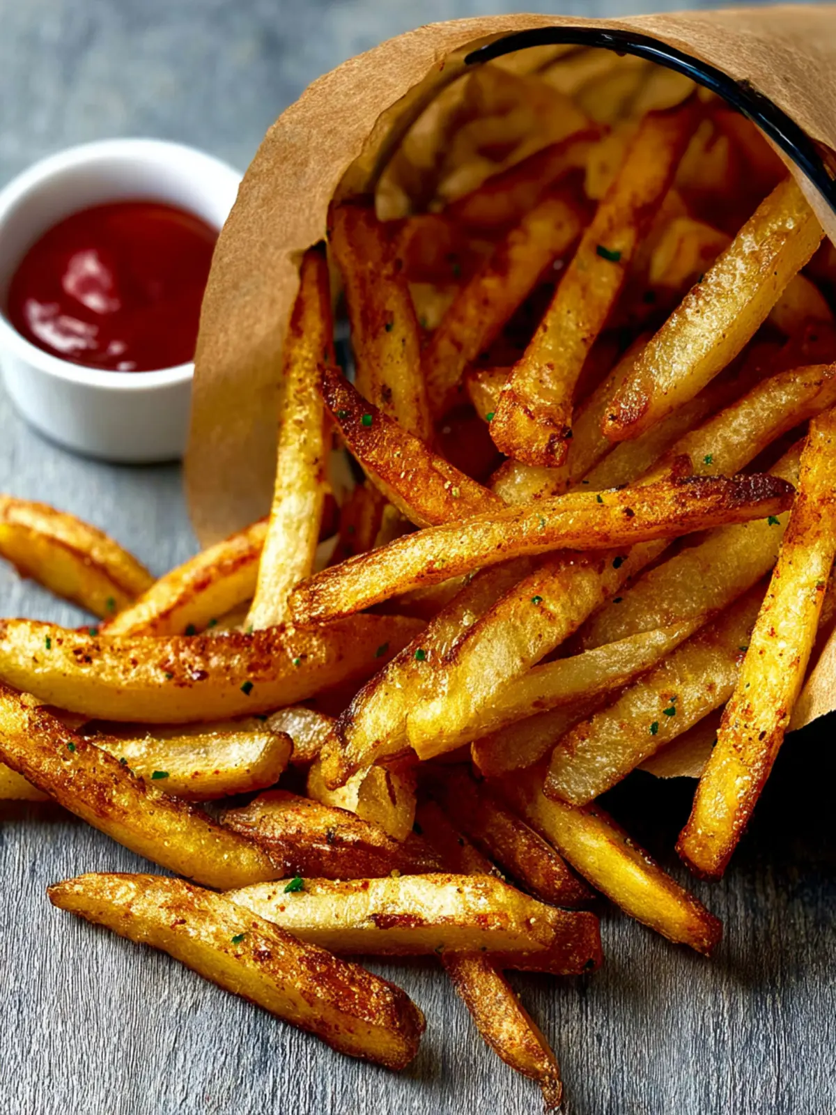 Easy Air Fryer Homemade Crispy French Fries Second Image ieblrn