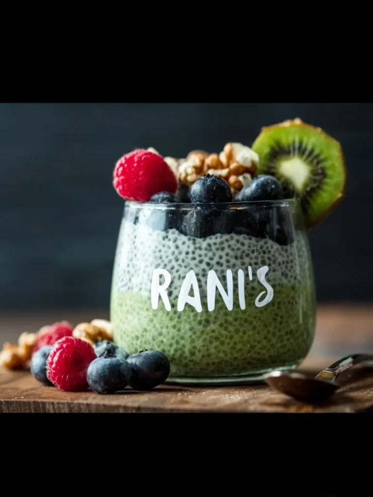 High Protein Matcha Chia Pudding for Energy-Packed Mornings First Image
