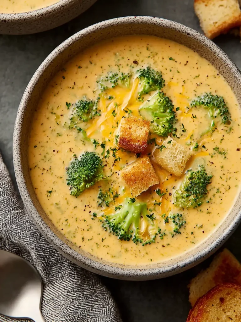 Instant Pot Broccoli Cheddar Soup First Image