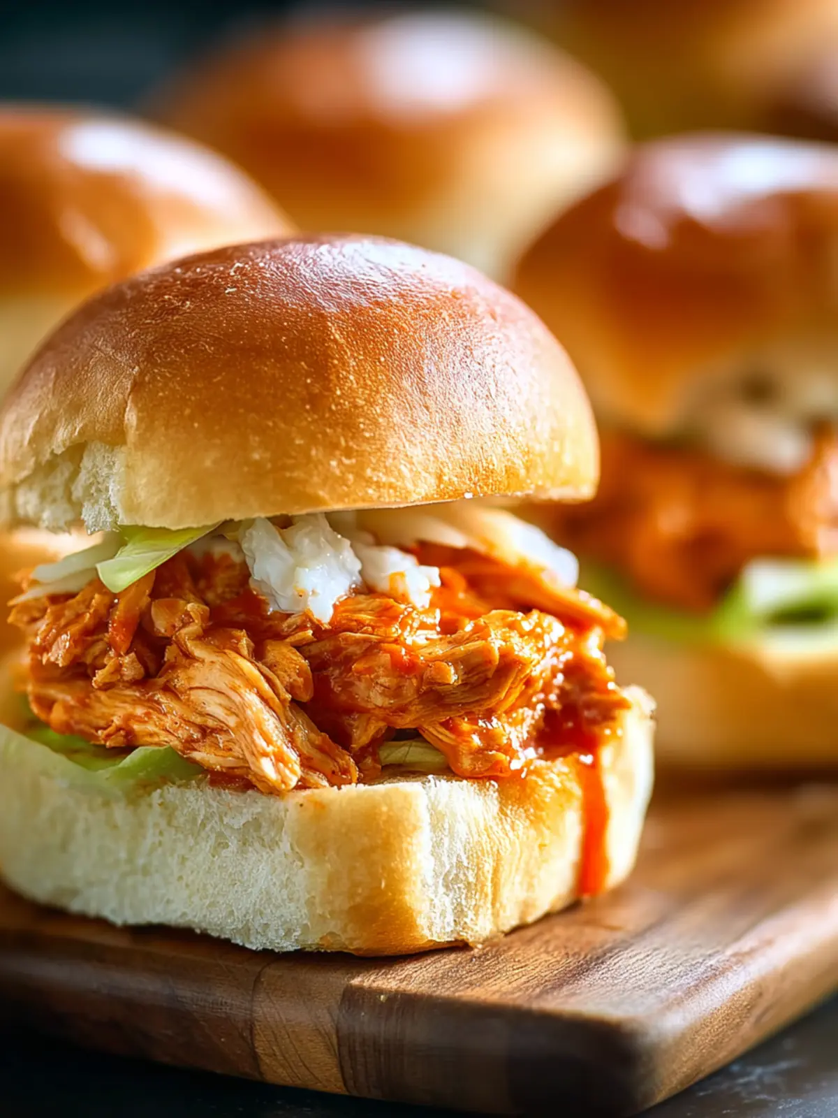 Irresistible Buffalo Chicken Sliders: A Game Day Delight First Image