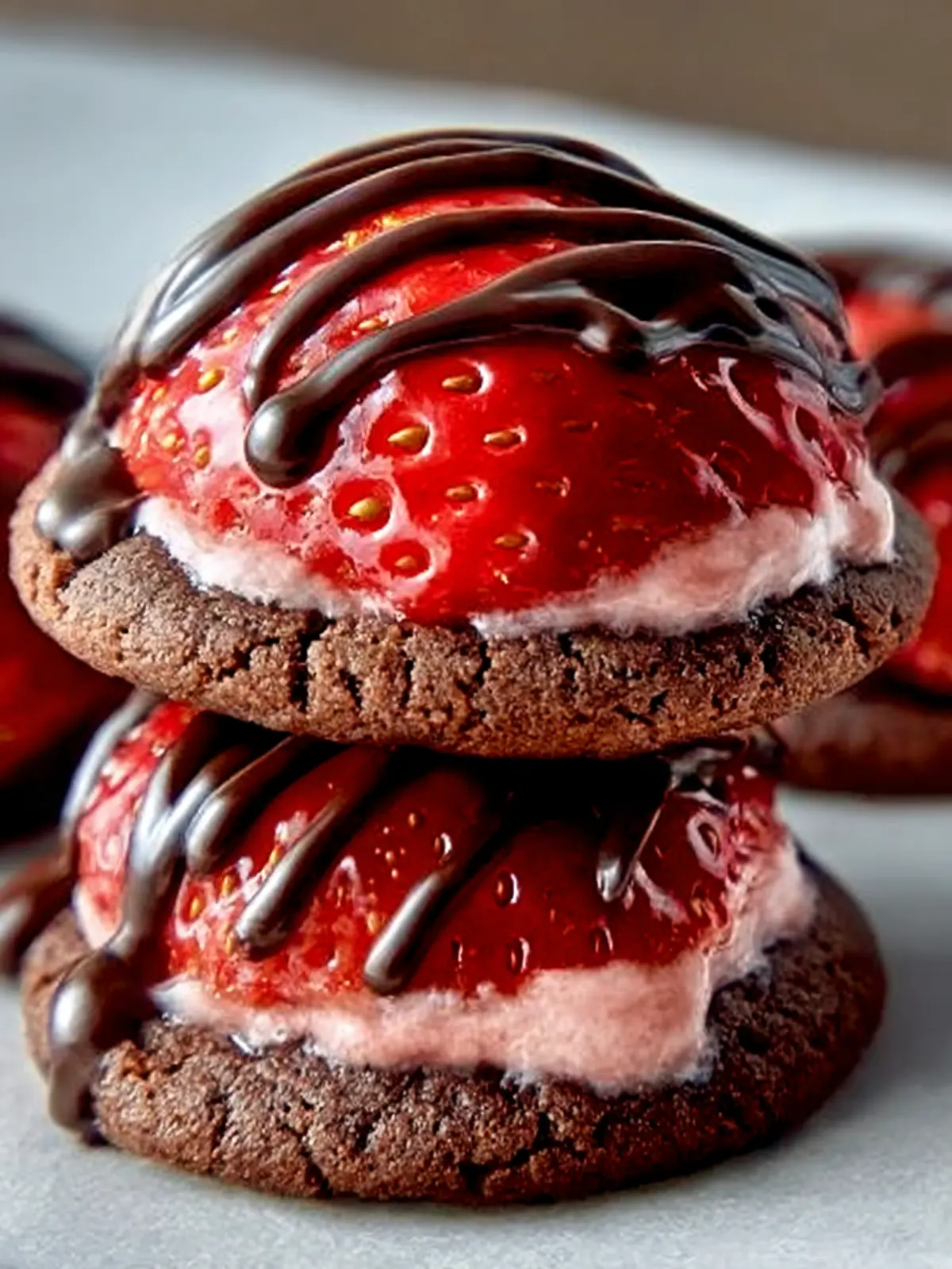 Irresistible Chocolate Covered Strawberry Cookies Recipe Fourth Image ypipz0