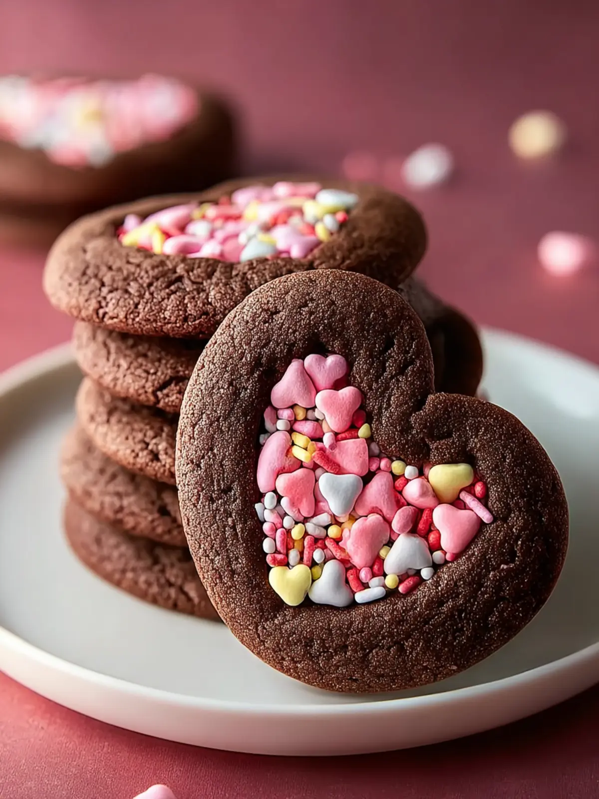 Irresistible Valentine Chocolate Candy Cookies Recipe First Image