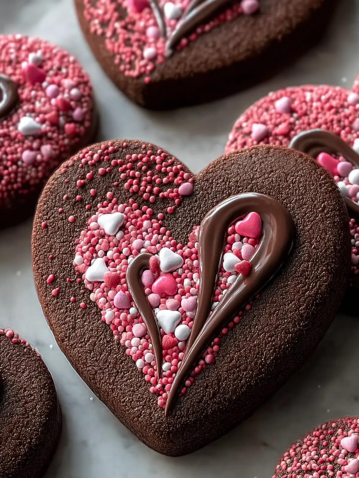 Irresistible Valentine Chocolate Candy Cookies Recipe Second Image jqlg1s