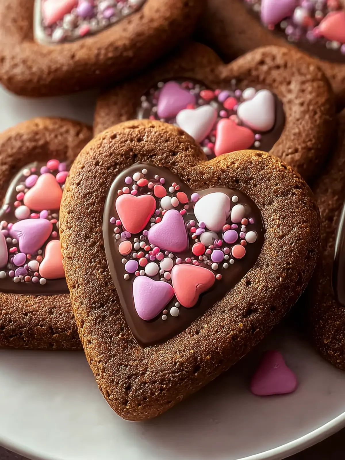 Irresistible Valentine Chocolate Candy Cookies Recipe Third Image ha0uqq