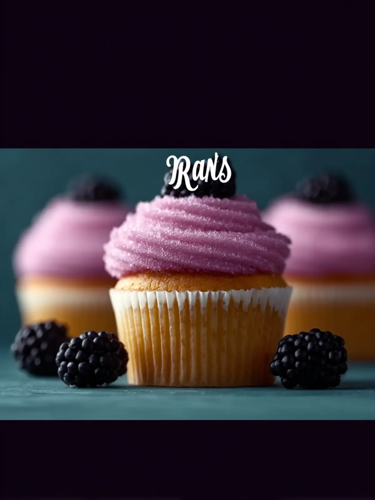 Light and Fluffy Blackberry Champagne Cupcakes for Celebrations Second Image ytkmjy
