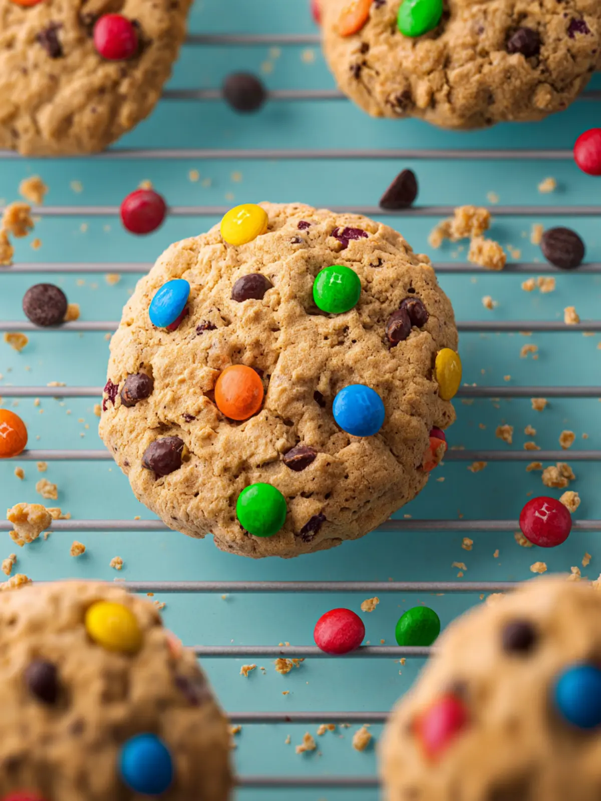 No Flour Monster Cookies Fourth Image pc4ika